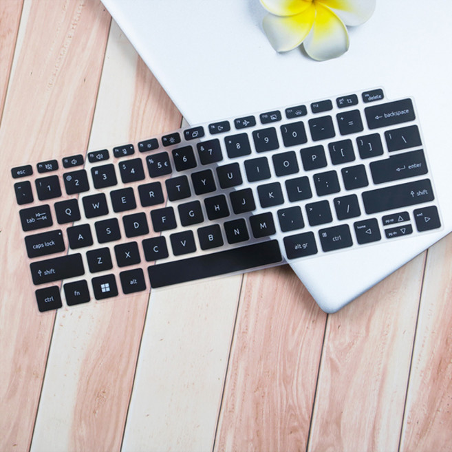 실리콘 노트북 키보드 커버 스킨 2024 14 Acer Swift X14 SFX14-72G Swift Go 14 SFG14-72 Aspire Vero 14 AV14-52P, [05] Black, 1개