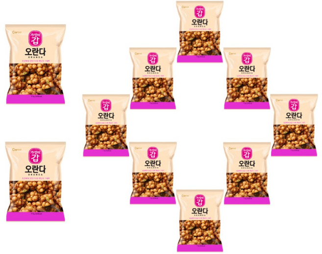 청우식품 오란다, 115g, 10개