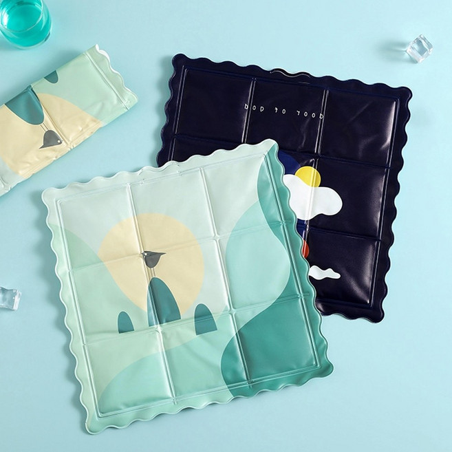 강아지쿨매트 쿨젤매트 고양이 반려견, 그린, 1개