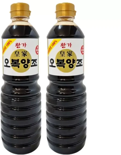 오복식품 황가 오복양조 간장 양조간장 900ml 2개, 1개