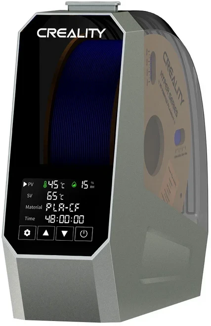 Creality Space π 필라멘트 건조기 상자 1KG 필라멘트 보관 건조 조절 가능 온도 45 유지 ℃ -70 ℃ 360, 01 빠른, 02 US Plug-110V, 01 Space Filament Dryer