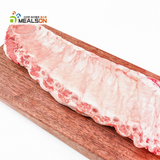 밀스온 캠핑고기 수입 냉동 돼지고기 쪽갈비 로인립 등갈비, 통등갈비, 10개