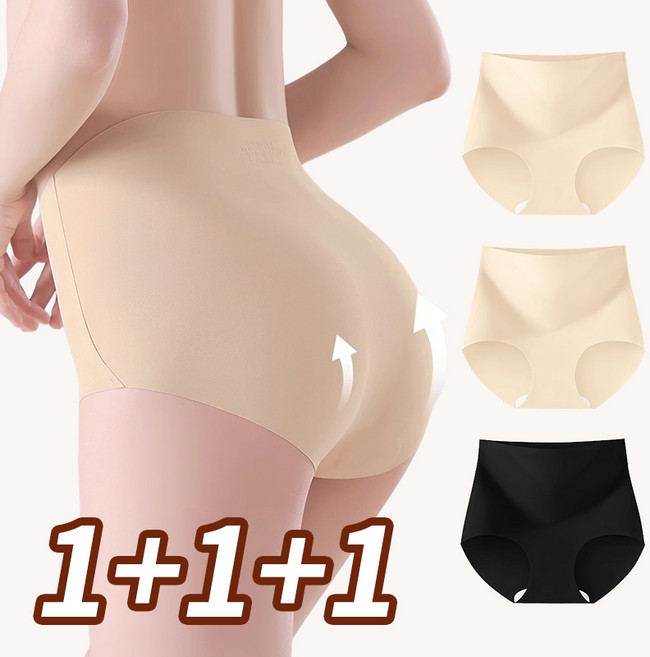 Sherrich 여성 팬티 심리스 S라인 힙업팬티 보정속옷 3p세트