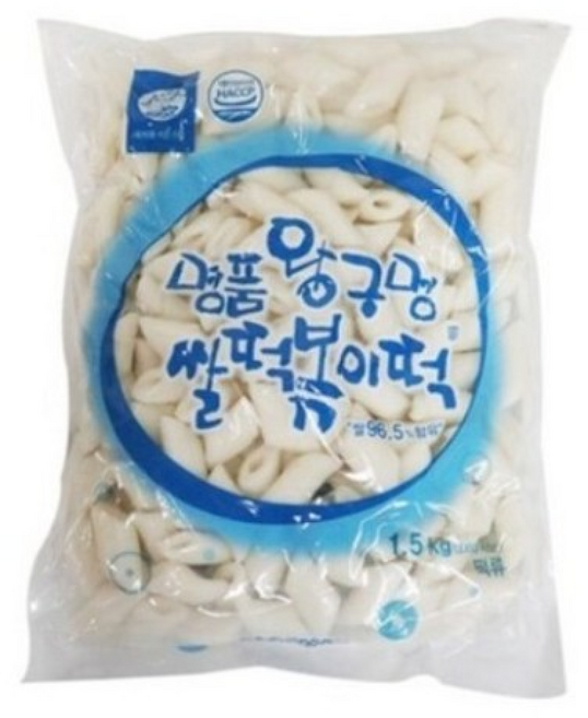 송학 왕구멍난 쌀떡볶이떡, 8개, 1.5kg