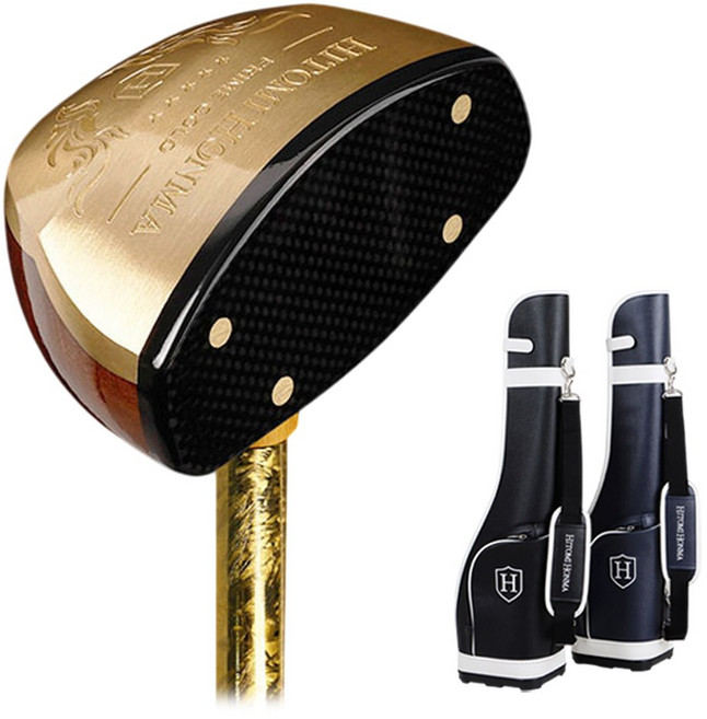 좌타 입고 [2025년형]협회공인인증 히토미 혼마 5스타 최상급 파크골프채 파크볼채 PRIME GOLD, 83cm, 90도