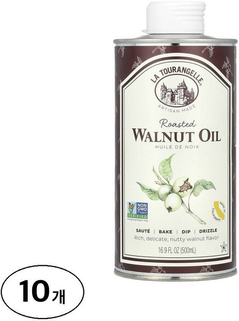 라투랑겔 볶은 호두 오일, 500ml, 10개