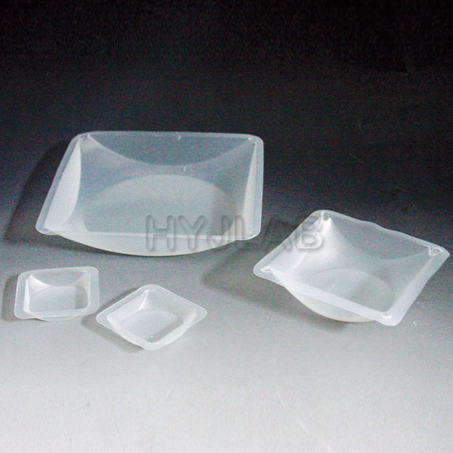 국산 일회용 플라스틱 웨잉디쉬 WB-512 140x140mm (L) 500pk