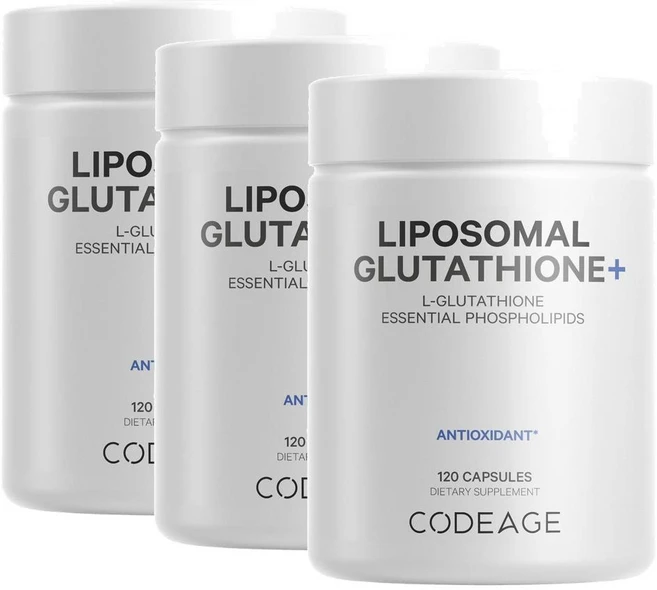 코드에이지 리포좀 글루타치온 안티옥시던트 캡슐 Codeage Liposomal Glutathione Antioxidant Capsules, 120정, 3개 - 쿠팡