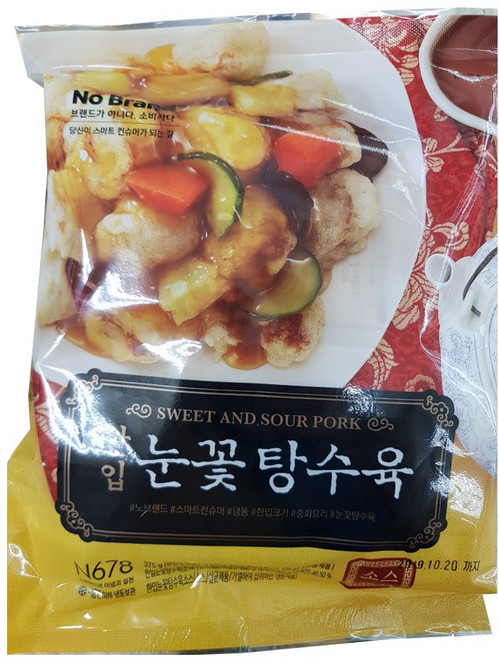 노브랜드 한입 눈꽃탕수육 375g, 2개
