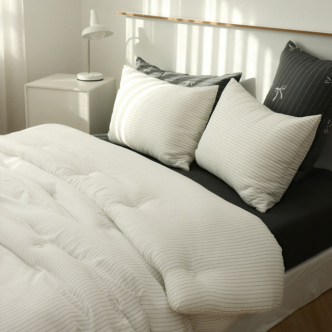 10컬러 텐셀모달100 천연 폴라필 부드러운 이불 베개 세트