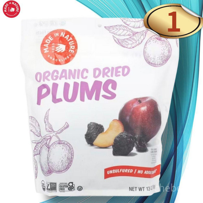 메이드인네이쳐 오가닉 프룬 드라이 플럼 말린 자두 369g 1봉 Plum