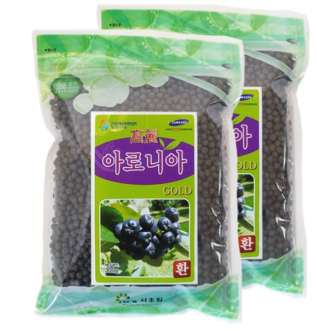 서초원 아로니아환골드(지퍼백) 600g (300g 2개), 300g, 2개