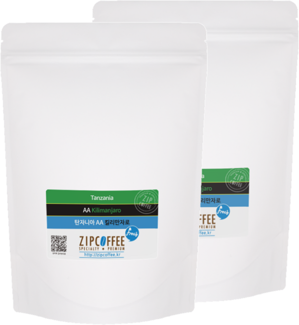 [집커피] 탄자니아 AA 킬리만자로 당일로스팅 원두커피, 1개, 1kg, 홀빈(분쇄안함)