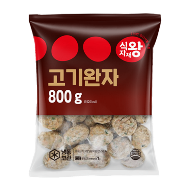 식자재왕 푸디스트 고기완자, 6개, 800g