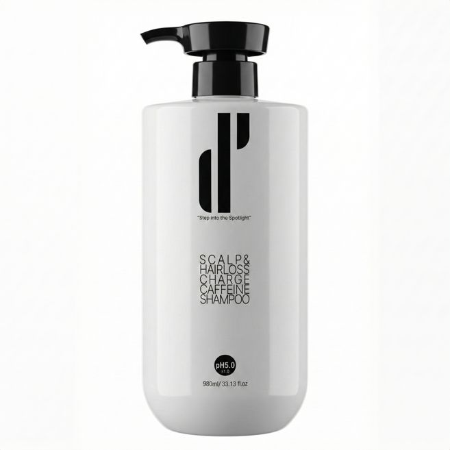 [두피부] 디카페인 탈모샴푸 980ml 대용량 약산성 두피케어(기능성카페인10 000ppm), 1개, 1kg