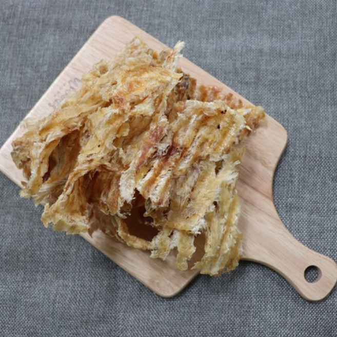 국내가공 부드러운 식감 구운 아귀채 250g - 쥐포의 고장 삼천포에서 가공한 마른안주 반찬용 구운아귀채, 1개