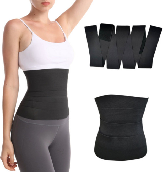 도나토르 다이어트 뱃살 코르셋 벨트 흉곽줄이기, 블랙, 1개