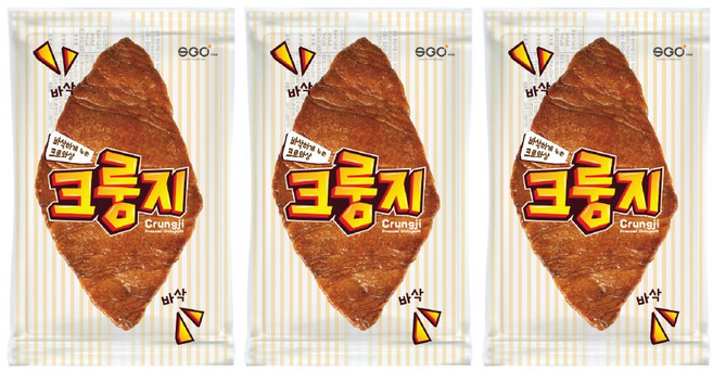 달콤 바삭 대왕 크룽지, 38g, 3개