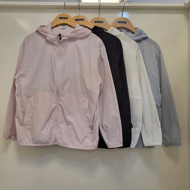 에스핏<<몸에 붙지 않는 여름 필수 아이템>>얇은 후드바람막이@@@시원한 여름 점퍼!!전략 바막 JP SJZ303MFJP01 뉴코아울산점