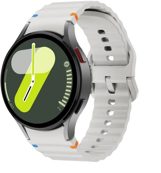 삼성 갤럭시 시계 7 FE 6 4 클래식 5 프로 44mm 40mm 43mm 47mm 45mm 팔찌 갤럭시 워치6 7 스트랩에 대한, 91)Light gray 11, 1개