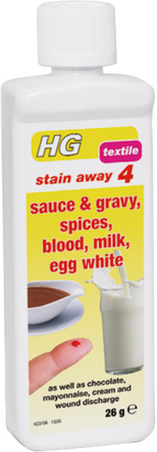 HG 얼룩제거제 넘버4 피얼룩제거 핏자국 세탁 표백제, 1개, 50g