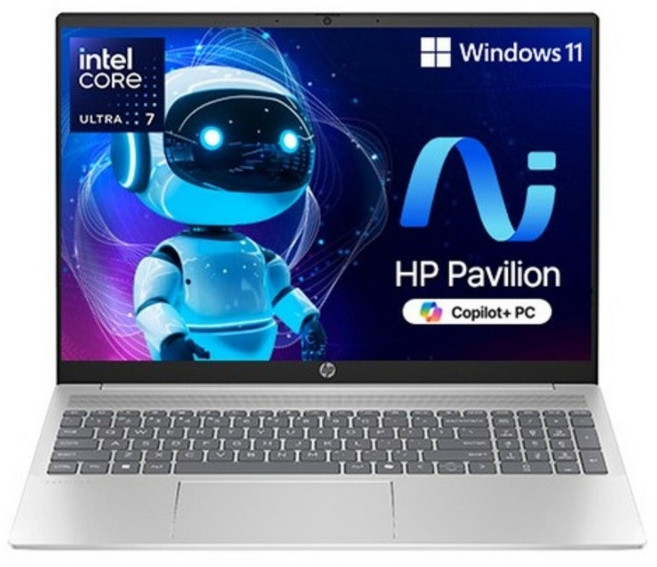 HP 2024 파빌리온 16 코어Ultra7 인텔 14세대, Cool Silver Gray, 512GB, 32GB, WIN11 Pro, 16-af0065TU