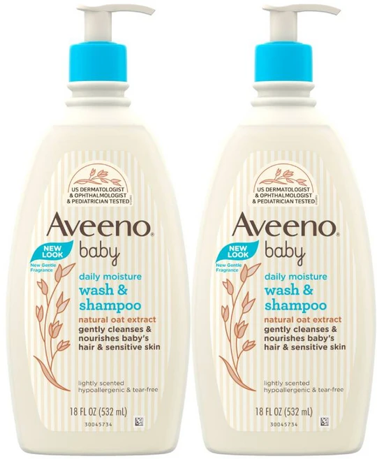 아비노베이비 데일리 모이스춰 워시 샴푸, 532ml, 2개 - 쿠팡