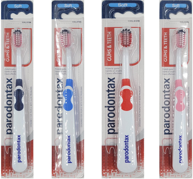 파로돈탁스 검앤티스 칫솔 6개, 4개, 1개입