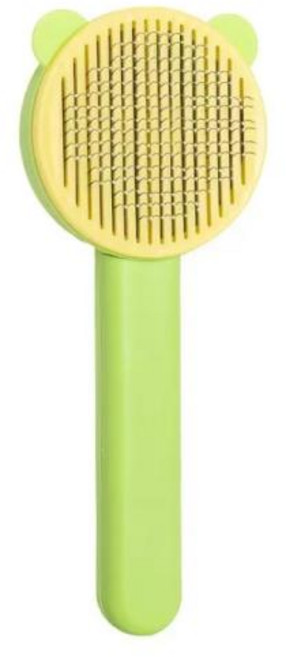 고양이스크레쳐 반려동물 털 제거기 고양이 브러시 빗 제거 셀프 클렌징 도구 액세서리, 1) green, 없음