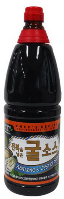 미담채 전복굴소스, 1개, 2.2kg