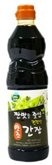 원하프짠맛을줄인양조간장 900ML/신송, 900ml, 1개