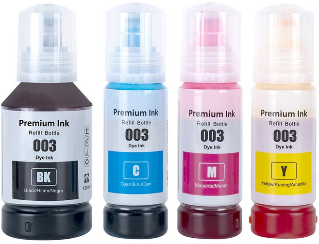 T03Y1/T00V 리필용 호환 잉크, 1개, 4색세트