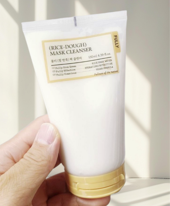 정품)) 풀리 쫀득하고 촘촘한 보습 쌀반죽 팩 클렌저 FULLY 저자극 비건 클렌징, 1개, 120ml