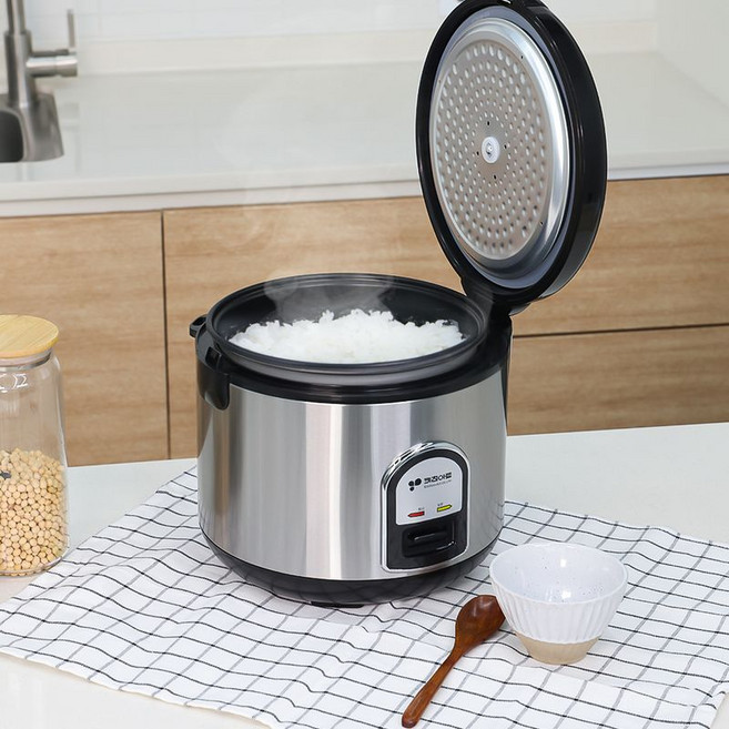 키친아트 전기 보온 밥솥 1.5L, KRC-BS9906, 실버