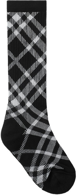 버버리 체크 프린트 양말