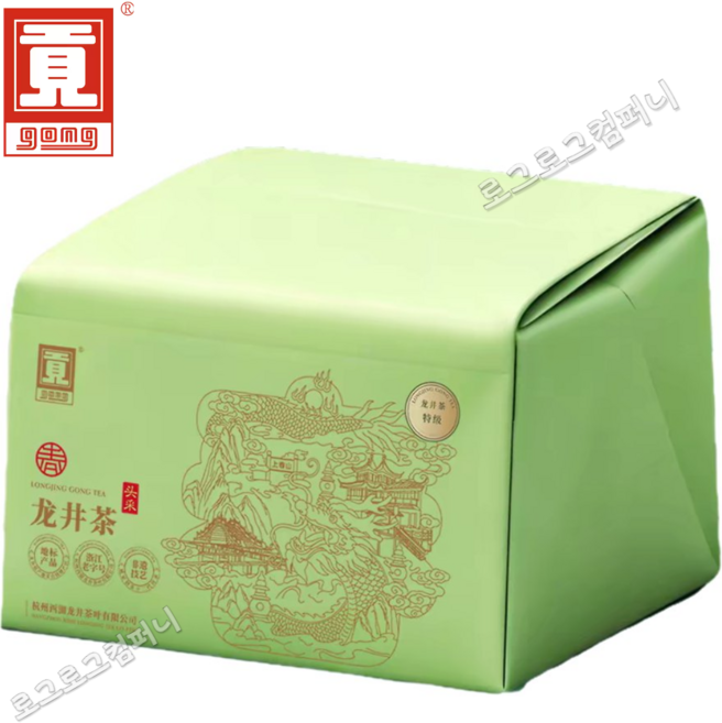 공패 2026년 특급 용정차 항저우 서호용정 두향 룽진 중국4대명차 전통종이포장 100g, 1개, 1개입