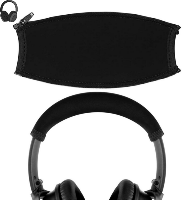 [호환]보스 QC25 QC35 II 2세대 QC45 커버 쿠션 패드 헤드 밴드 지퍼식, 보스 헤드셋 헤드밴드 (지퍼식)