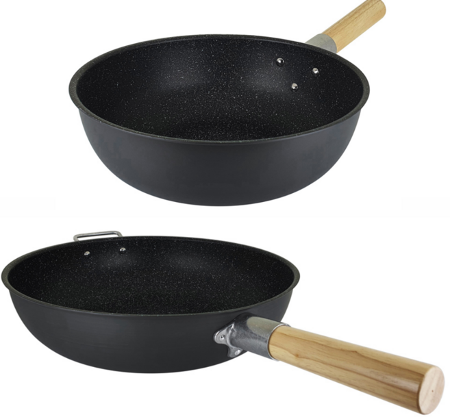 남선 웍 코팅 자루 중국팬 업소용 경질중화요리 볶음팬 소스팬 후라이팬 28, 42cm, 1개