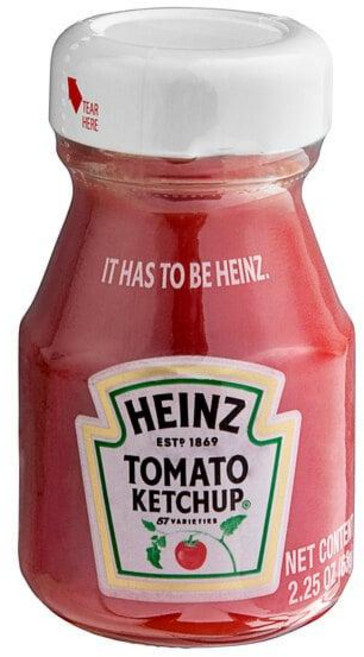 하인즈 케첩 글래스 미니 보틀, 60개