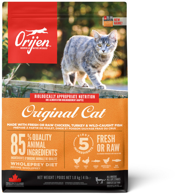 오리젠 오리지널 캣 1.8Kg 고양이사료, 닭, 1개