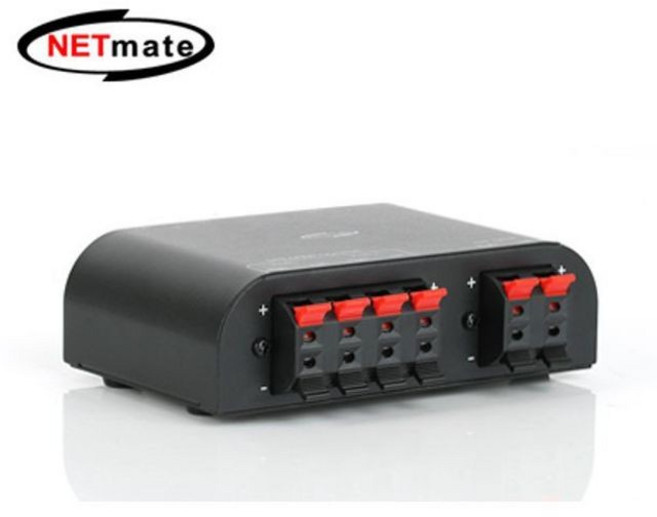 2채널 스피커 분배기 셀렉터 스프링 클립식 kvm스위치 hdmikvm, 1개, 상세페이지 참조