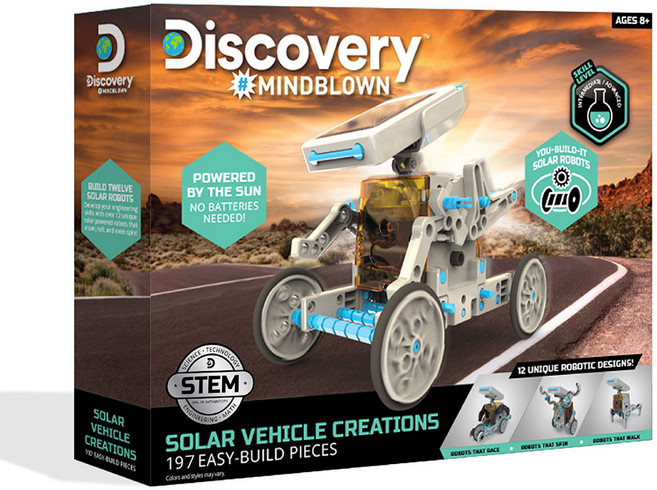 디스커버리마인드블론 비히클 태양광 로봇 만들기 197p 세트, 1세트
