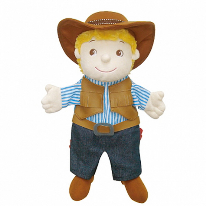 청양토이 손인형 보들이 세계의 어린이 손인형 12종 중 택1, 미국(카우보이), 1개