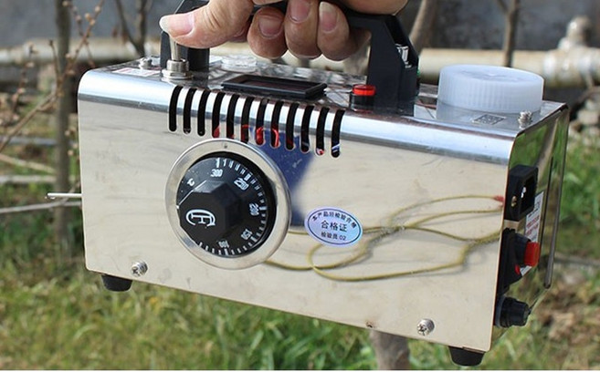 양봉 연무기 전자 분무기 연막기 훈연기 진드기 훈증기, 12V 연기 기계, 1개