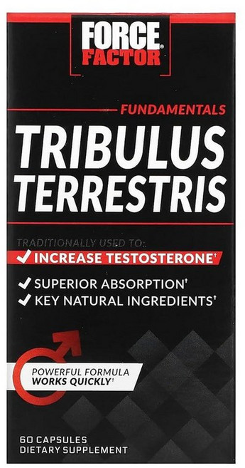 Tribulus Terrestris 남성용 테스토스테론 부스터 및 남성용 활력 보충제 트리블러스 추출물 천연 성분 우수한 흡수력 기본 시리즈 1000mg Force, Tribulus Terrestris 남성용 활 트리블러, 1, 60정
