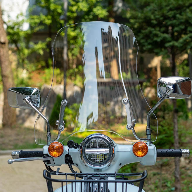 슈퍼커브 윈드스크린 미들 바람막이, 1개