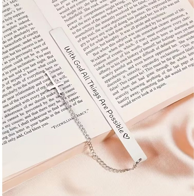 [감성 북클립]십자가 성경 책갈피 북마크 책홀더 북스토퍼 독서용품 교회 독서모임 기독교선물1, 단품, 1개, 성경책 책갈피 북마크