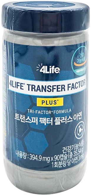 포라이프 트랜스퍼 팩터 플러스 아연, 90정, 1개 - 쿠팡