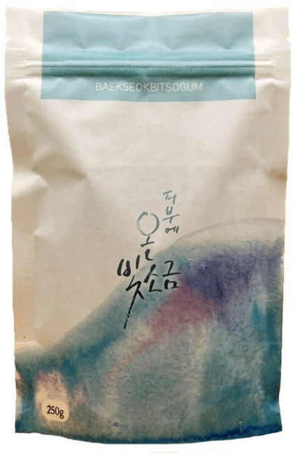 백석빛소금 용융 미용소금 250g x 1개 스크럽 마사지 가글 각질제거