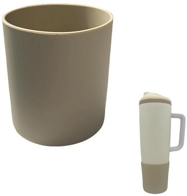 KPWIN Owala 1.2L40온스 FreeSip 스웨이용 부츠 Sway 887.2ml30온스용 실리콘 하이어 미끄럼 방지 보호 슬리브 바닥 범퍼 프로텍터 Freesip, 웜 그레이